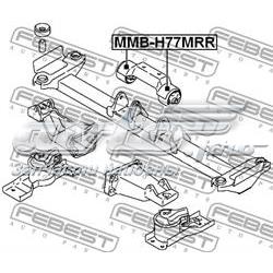 Compre MMBH77MRR Febest Coxim (suporte) traseiro de motor