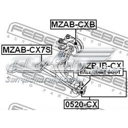 Compre MZABCX7S Febest Bloco silencioso dianteiro do braço oscilante inferior