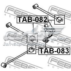 Compre TAB082 Febest Bloco silencioso do pino de apoio traseiro