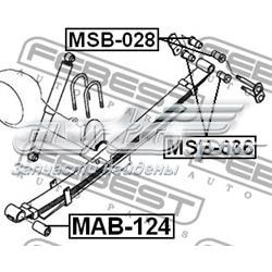 Compre MB515925 Mitsubishi Bloco silencioso de dianteiro suspensão de lâminas traseira