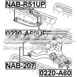 Compre NAB207 Febest Bloco silencioso dianteiro do braço oscilante inferior