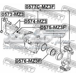 Kit de reparação de suporte do freio dianteiro 93185767 General Motors