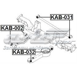 Compre KAB031 Febest Bloco silencioso da barra Panhard (de suspensão traseira)