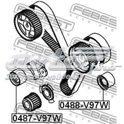 Rolo de reguladora de tensão da correia do mecanismo de distribuição de gás Mitsubishi Pajero V80