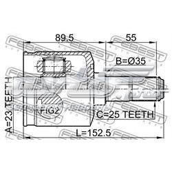 Junta homocinética interna dianteira Hyundai/Kia 495052DA00 preço, a partir de 44,30 USD