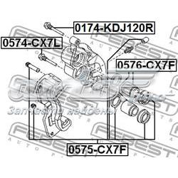 7T4Z2B296B Ford Guia de suporte dianteiro