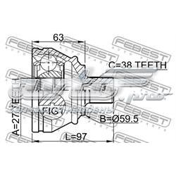 Compre 4F0498099A VAG Junta homocinética externa dianteira