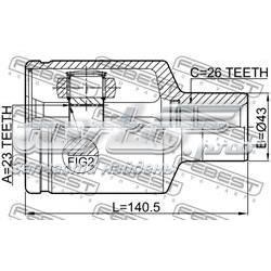 96335422 General Motors Junta homocinética interna dianteira direita