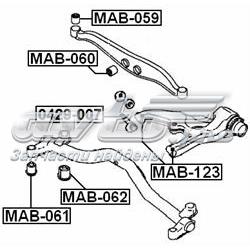 Compre MB515563 Mitsubishi Bloco silencioso traseiro de travessa de fixação de redutor traseiro