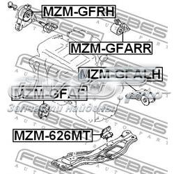 Compre MZM626MT Febest Coxim (suporte) inferior de motor