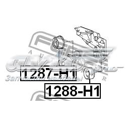 Rolo parasita da correia do mecanismo de distribuição de gás Mitsubishi Space Star DG0