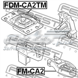 Coxim (suporte) esquerdo de motor Ford 1419832