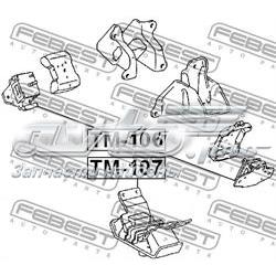 Compre TM107 Febest Coxim (suporte) traseiro de motor