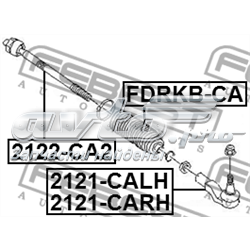6G913L575AA Ford Bota de proteção do mecanismo de direção (de cremalheira)