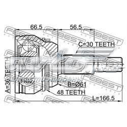 Junta homocinética externa traseira Febest 0110GSX30A48 preço, a partir de 107,79 USD