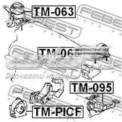 Coxim (suporte) dianteiro de motor Toyota 123610D150
