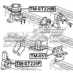 Compre TMST220F Febest Coxim (suporte) dianteiro de motor
