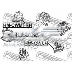 Coxim (suporte) traseiro de motor Metalcaucho 57450 preço, a partir de 51,68 USD
