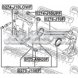 Compre 0275J10EF Febest Kit de reparação de suporte do freio dianteiro