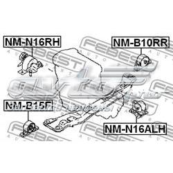 Compre NMB10RR Febest Coxim (suporte) traseiro de motor