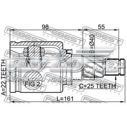 Junta homocinética interna dianteira Nissan/Infiniti 39720ET028 preço, a partir de 34,41 USD