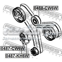  Rolo de reguladora de tensão da correia do mecanismo de distribuição de gás Mitsubishi Outlander II SUV (CW) (2010 - 2012) II