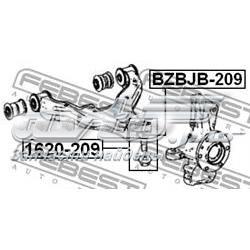 Bota de proteção de suporte esférico inferior BZBJB209 Febest