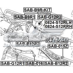 Braço oscilante superior direito de suspensão traseira 0824S12RRH Febest
