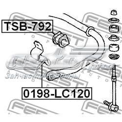 Compre TSB792 Febest Bucha de estabilizador traseiro