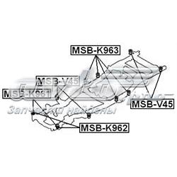 Compre MSBK963 Febest Coxim de chassi (de fixação de carroçaria)