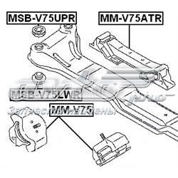 Bloco silencioso (coxim) de viga dianteira (de plataforma veicular) Mitsubishi MR132701 preço, a partir de 4,67 USD