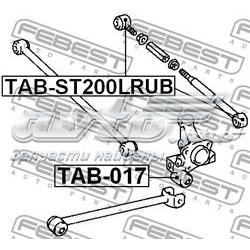 Compre TABST200LRUB Febest Bloco silencioso da barra Panhard (de suspensão traseira)