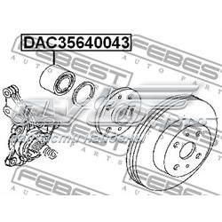 Compre DAC35640043 Febest Rolamento de cubo dianteiro