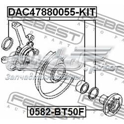 Rolamento de cubo dianteiro DAC47880055KIT Febest