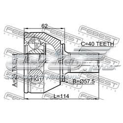 Junta homocinética externa dianteira Ford 1446227 preço, a partir de 31,82 USD