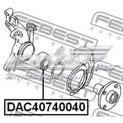 Compre DAC40740040 Febest Rolamento de cubo traseiro