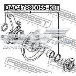 Compre DAC47880055KIT Febest Rolamento de cubo dianteiro