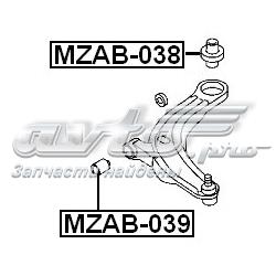 Compre MZAB038 Febest Bloco silencioso dianteiro do braço oscilante inferior
