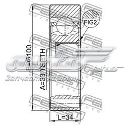 Junta homocinética interna dianteira esquerda VAG 191498103X preço, a partir de 24,21 USD