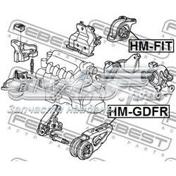 Coxim (suporte) dianteiro de motor 57883 Metalcaucho