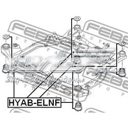 Bloco silencioso (coxim) de viga dianteira (de plataforma veicular) Febest HYABELNF