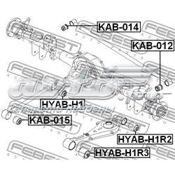 552164H100 Hyundai/Kia Bloco silencioso do braço oscilante inferior traseiro