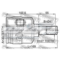 495052EA90 Hyundai/Kia Junta homocinética interna dianteira esquerda
