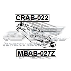 Bloco silencioso do braço oscilante inferior traseiro CRAB022 Febest