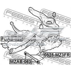 Bloco silencioso dianteiro de braço oscilante traseiro longitudinal Ford BV615K896AB