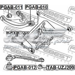 5131C5 Peugeot/Citroen Bloco silencioso do braço oscilante superior traseiro