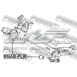 Compre 550450007R Renault (RVI) Bloco silencioso de viga traseira (de plataforma veicular)