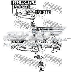 Bloco silencioso dianteiro do braço oscilante inferior Mitsubishi MB430960 preço, a partir de 2,42 USD