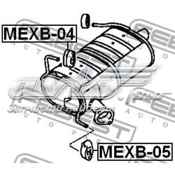 41020 Metalcaucho Coxim de fixação do silenciador
