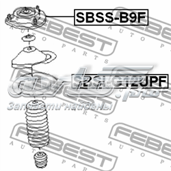 Suporte de amortecedor dianteiro SM0079 Japan Parts